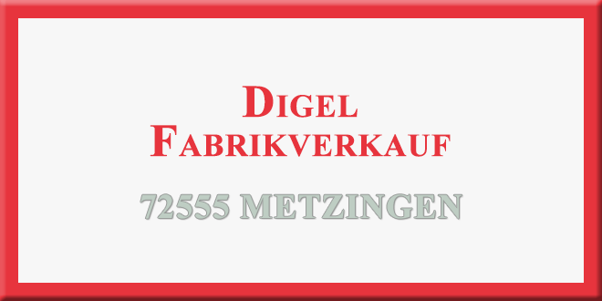 digel fabrikverkauf metzingen