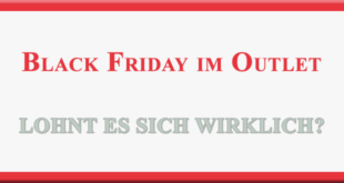 Black Friday im Outlet - lohnt sich ein Besuch?